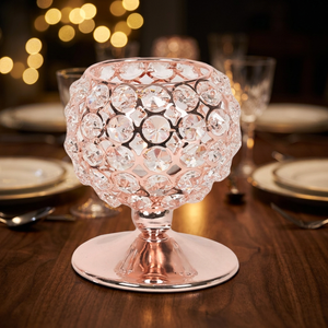 Vente chaude Nouveau Design Candélabre Votif pour Mariage Table De Noël Pièce Maîtresse Bougeoir Maison Accent Bougie Navire - Product Image 6