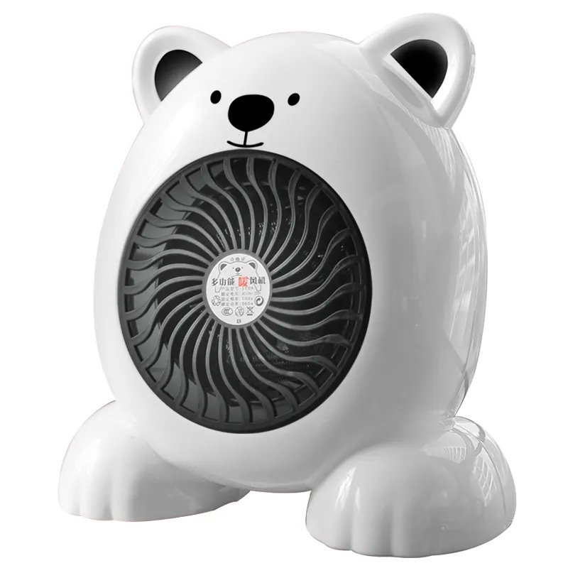 New design Cute Bear Winter warm Room Heater Portable Electric Heater With Adjustable Thermostat Mini fan heater