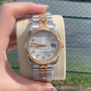 Montre automatique mécanique de qualité Drioshipping avec cadran en verre saphir, boîtier en acier inoxydable 904L, calendrier, mouvement NH35 3135 - Product Image 3