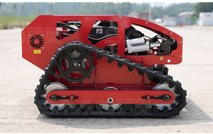 <b>Remote</b> <b>Controlled</b> 4-Stroke DIY Tracked Lawn <b>Mower</b> 1000mm Width 10L Grass Box 1000W Power for Slopes 45 Gas/Electric <b>Track</b> HT-550 - Product Image 4
