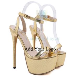 Vendita 2024 primavera e autunno nuovo odio cielo sandali tacchi alti da donna Pole Dance tacchi alti - Product Image 1