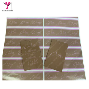 Hot Sale Hair Tag Embossed Logo Certificate Garment Accessories Matte <b>Glossy</b> <b>Paper</b> Clothing Bundle Hang Tag - Product Image 6