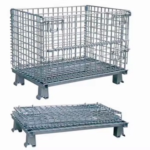 Cage mobile en métal grillagé 1200*1000*890mm pour entrepôt, type papillon - Product Image 5