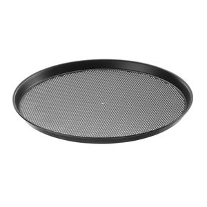 Attrezzatura da Forno Commerciale HENDI, Teglia per Pizza Rotonda Forata, Diametro 411mm, Altezza 23mm - Product Image 1