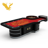 YH 110-Zoll China-Fabrik Glücksroter Elektronischer Glücksspiel-Pokertisch Professioneller Casino-Roulettetisch