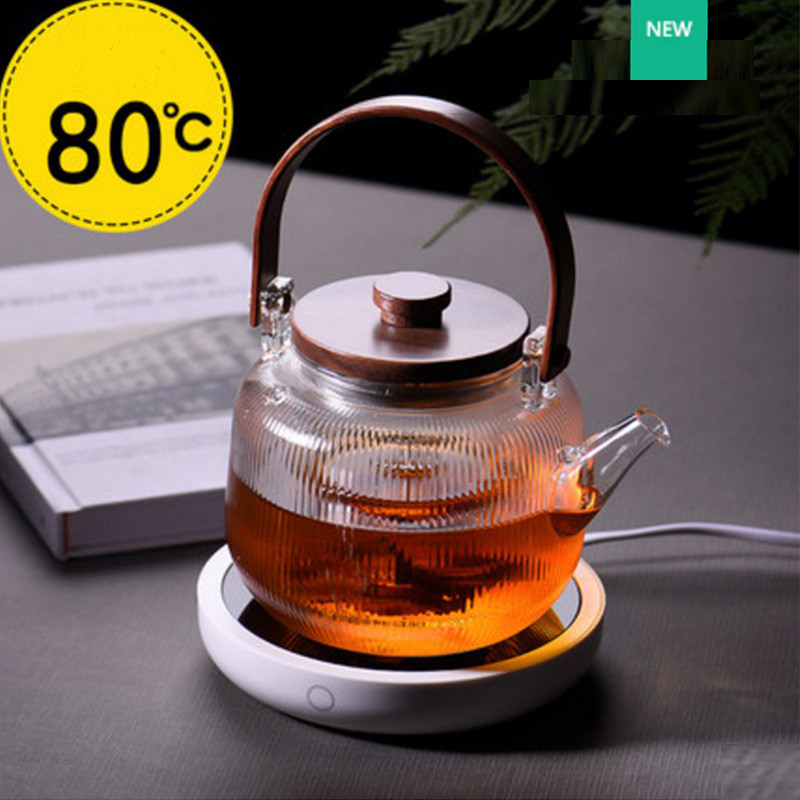 Зимние кружка для кофе теплее 4 часа автоотключения Кофе Теплее Пластина для домашнего офиса стол 3 настройки температуры