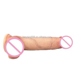 Realistische Beweegbare Dildo 'S Dubbellaags Siliconen Anale Dildo Met Glijdende Voorhuid Volwassen Seksspeeltjes Voor Vrouwen Mannen Vaginale G-Spot - Product Image 3