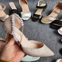 Liquidation de Stock, Vente Directe Usine, Surstocks, Dernières Sandales à Talons pour Femmes, Chaussures Féminines, Grande Quantité de Chaussures en Stock