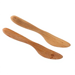 Cuchillo para Queso de Madera con Mango de Madera, Diseño Moderno y Minimalista, Ecológico, Acabado Pulido Espejo, Espátula para Mantequilla, Vajilla para Bodas AZ ENTERPRISES - Product Image 3