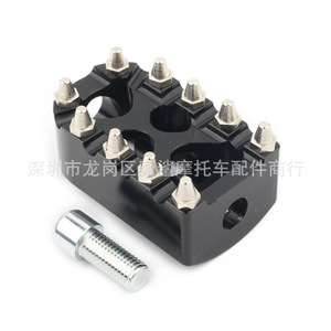 Moshark – levier de changement de vitesse pour moto, bouton noir électroplaqué pour Harley XL883 1200 X48 Glide, pièces de modification - Product Image 3