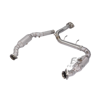 Tuyaux d'échappement modifiés de haute qualité avec bouclier thermique pour Ford F-150 Raptor 3.5TT Gen3, améliore la puissance du bi-turbo sur toutes les gammes de vitesses