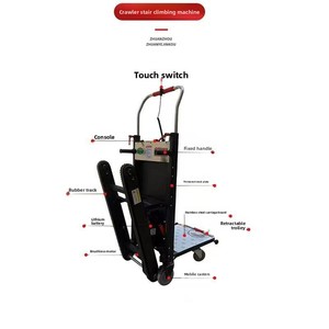 Vouwbare trapklimmachine, mini elektrische trapkar, draagbare industriële apparatuur - Product Image 1