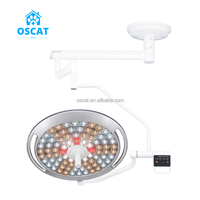 OSCAT équipement vétérinaire Oper lampe de statut de salle d'opération double tête ot led plafond opération sans ombre théâtre mural