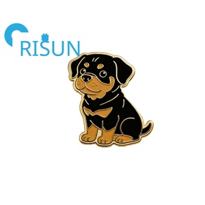 Broches de Metal Personalizados al por Mayor con Diseño de Rottweiler, Pins de Esmalte para Amantes de la Raza Rottie, Insignias de Peltre, Pin de Esmalte de Doberman <span class=keywords><strong>Pinscher</strong></span> - Product Image 3