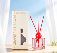 200ml Home Fragrance Rietdiffuser Elegante Glazen Fles Fruitgeur Luchtverfrisser Rietdiffuser Met Luxe Geschenkverpakking