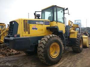 Pala cargadora de ruedas Komatsu usada en buen estado, venta original de segunda mano, cargador frontal de tractor, motor de motor, núcleo de bomba - Product Image 3