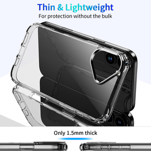 <span class=keywords><strong>Coque</strong></span> de téléphone hybride antichoc en TPU souple <span class=keywords><strong>renforcé</strong></span> aux coins et acrylique rigide transparent pour <span class=keywords><strong>iPhone</strong></span> 17 Air 16 Plus 15 14 Pro Max - Product Image 4