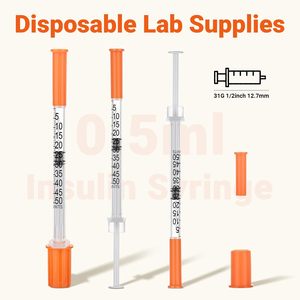 Jeringa Veterinaria Desechable de Seguridad de Calibre 30 con Aguja para Ganado, Capacidad de 0.5ml/1ml - Product Image 4