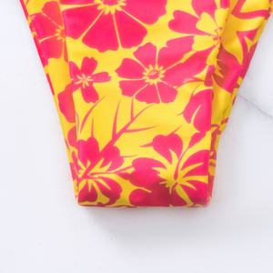 Conjunto de Bikini Bandeau Push-Up Sólido y Sexy de 2 Piezas, Secado Rápido, Ropa de Playa para Mujer - Product Image 6