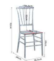 Chaises empilables en acrylique transparent, multifonctionnelles, modernes et minimalistes, pour hôtels, salles de banquet, fêtes et événements