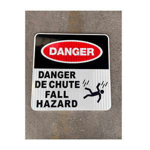 مادة الألومنيوم حركة المرور لا تحذير دخول الطريق ، لوحة السلامة والأمن البلاستيكية للطريق - Product Image 1