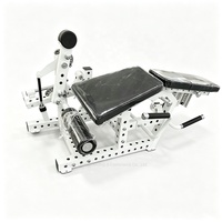 Machine Commerciale Combinée Extension et Flexion des Jambes, Appareil d'Entraînement Sélectable pour l'Entraînement de la Force des Quadricipitaires et des Ischio-jambiers