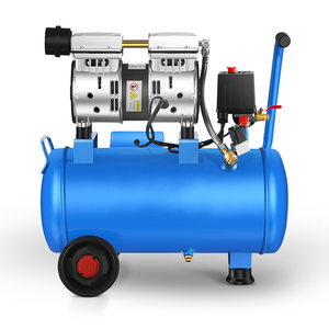Mini Compresor de Aire Vertical Portátil y Silencioso, Sin Aceite, 600W de Potencia, Tanque de 9L, Presión de 0.8Mpa, para Industria/Limpieza/Secado - Product Image 1