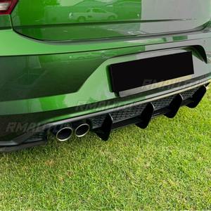 Difusor de Parachoques Trasero para Coche, Alerón, Pieza de Modificación para Volkswagen Polo MK6 GTI 2018-2021, Accesorios para Coche - Product Image 4