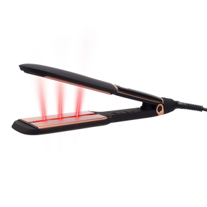 <span class=keywords><strong>Plancha</strong></span> de pelo de cerámica de titanio iónica con pantalla LCD, <span class=keywords><strong>plancha</strong></span> plana <span class=keywords><strong>Nano</strong></span> infrarroja con etiqueta privada - Product Image 3