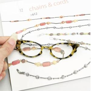 Customizable Magnifying Frame Clip Nose Hanging Neck Rope Armless <strong>Reading</strong> <strong>Glasses</strong> - Product Image 1