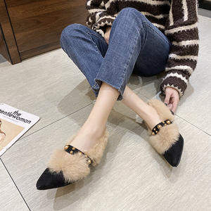 <span class=keywords><strong>Scarpe</strong></span> da Donna con Punta Affusolata Moda Autunno/Inverno 2023, Eleganti con Tacco Spesso in Camoscio, <span class=keywords><strong>Scarpe</strong></span> Calde con Tacco Basso, <span class=keywords><strong>Scarpe</strong></span> da <span class=keywords><strong>Sposa</strong></span> - Product Image 5