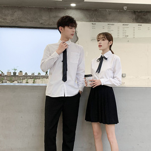Vente en gros Coton Blanc Unisexe Collège Université <span class=keywords><strong>Lycée</strong></span> Étudiant Uniformes Scolaires Chemises <span class=keywords><strong>Blouse</strong></span> - Product Image 3