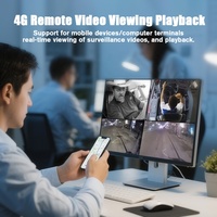 Système MDVR 4 canaux avec carte SD, GPS, 4G, CMSV6, surveillance à distance, boîte noire pour voiture, enregistrement vidéo pour bus et camions