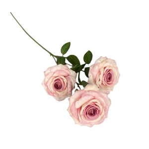 Fabric Diamond Rose Artificial <b>Flowers</b> Single Branch High Simulation <b>Silk</b> <b>Flower</b> Wedding Home Decor Outdoor Props - Product Image 5