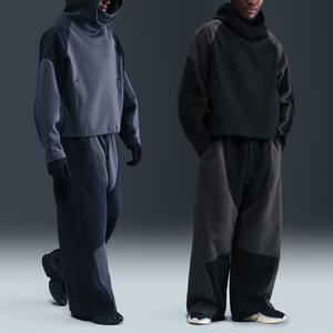 Ensemble sweat à capuche et pantalon de survêtement KingSen en polaire Sherpa thermique d'hiver avec logo brodé personnalisé, style streetwear homme colorblock - Product Image 2