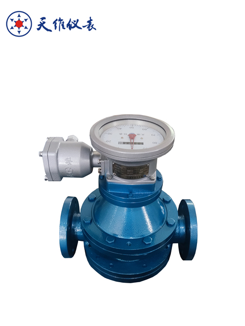 Mechanical Positive Displacement Digital Flow Meter Diesel Gasoline Fuel Oil 4-Digit Stainless Steel Cast Iron +/-0.5% OEM LC