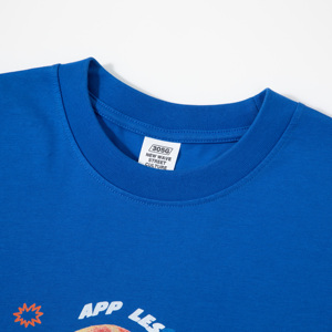 New Arrival Heavyweight Oversized Custom T-shirt Graphic Dtg Printing 3D Embroidery Tshirt