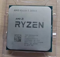 Pour processeur de bureau AMD Ryzen 5 3500X R5 3500X d'occasion, 6 cœurs, 6 threads, socket AM4