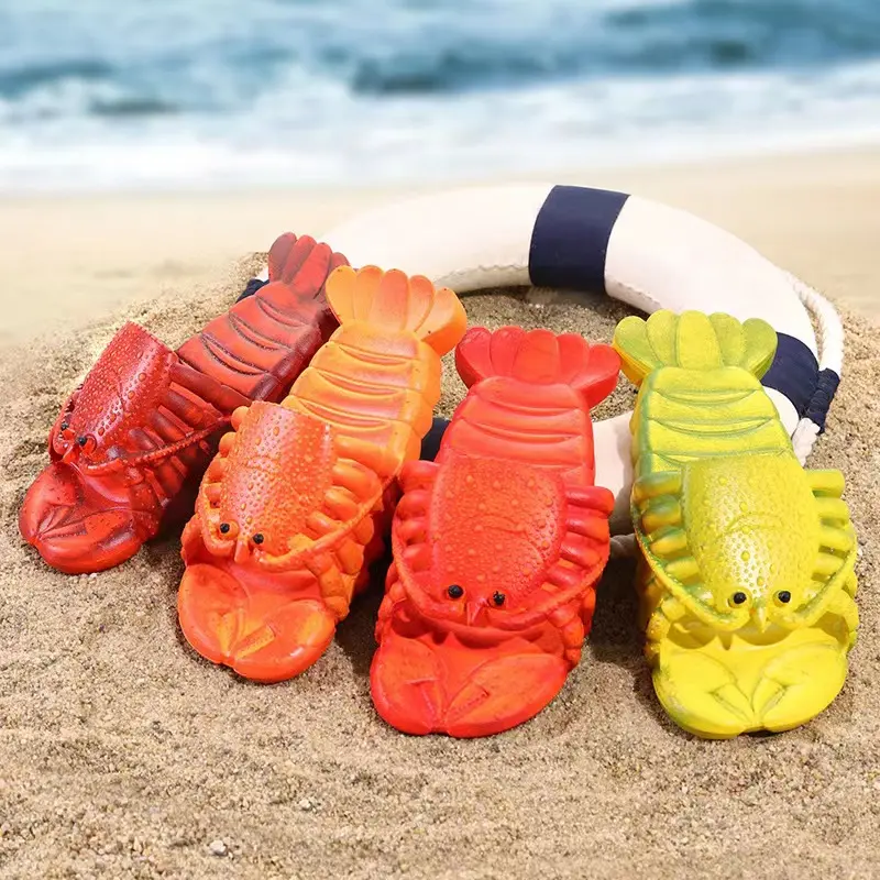 2022 pantofole piatte da spiaggia per esterno con suola morbida per coppia genitore-figlio