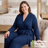 Ensemble de pyjamas grande taille pour femmes 2026 – Nuisette sexy en modal, chemise de nuit grande taille personnalisée, élégante