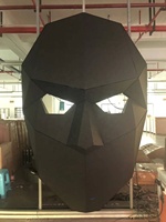 Proveedor profesional de pantallas Led de pared de vídeo Led P4 P5 pantallas Led con forma de cara enorme para Club DJ Disco