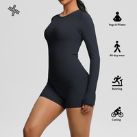 OEM Nylon Gym Fitness Set One Piece Yoga Wear Sportswear One Piece Bodys Femmes Dos Nu Barboteuses Combinaisons