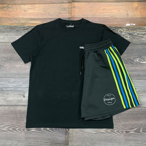 Summer Custom Heat Transfer Print 180 Gsm Thin Inner Laydown Tshirt Hommes Solid Color Athletic Fitness Spandex Fabric Tshirt - Product Image 1