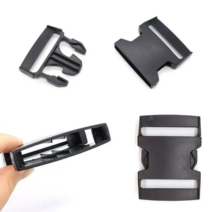 50mm phụ kiện hành lý màu đen Webbing kết nối để điều chỉnh dây an toàn xe đẩy an toàn nhanh chóng bên phát hành chèn khóa - Product Image 2