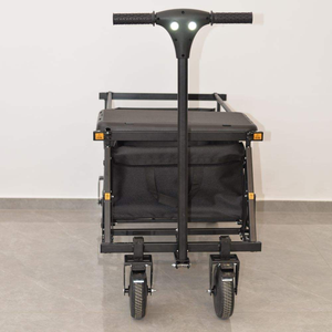 ビーチワゴン電動電動釣りカート電動キャンプ用ワゴンシート付きCarrito Playero Wlectrico Carro De Playa - Product Image 5