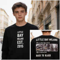 T-shirt à manches longues en jersey 100 % coton peigné 32S, tissu fin 150 GSM, coupe décontractée pour les affaires, pour les 7-28 ans