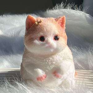 Hot Sale Novelty TPR Simulation Animal Big Fat Cat Soft Slow Rebound Fluffy Stretch <b>Squeeze</b> Stress Relief Squishy Toys for Kids - Product Image 6