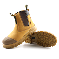 Ventes directes d'usine Chelsea bottes de sécurité personnalisées professionnel S1 antistatique en cuir souple imperméable à bout en acier botte de travail