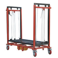 Échafaudage Électrique Pliable Neuf pour Décoration Intérieure et Extérieure, Échelle de Chargement Mobile 2-8m