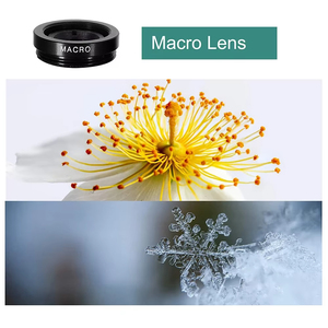 Jumon Universal 3 en 1 Lente de ojo de pez macro gran angular Cámara Lentes de teléfono móvil Lentes de ojo de pez para microscopio de teléfono inteligente - Product Image 4